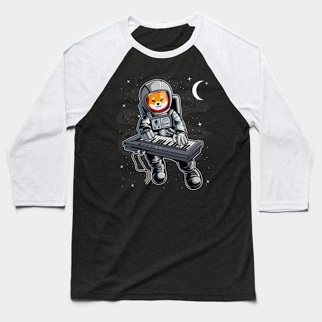 Astronaut Organ Shiba Inu Coin To The Moon Shib Army Crypto Token Cryptocurrency Blockchain Wallet Birthday Gift For Men Women Kids Baseball T-Shirt by Thingking About